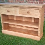 Bookcase with drawers - With hand-carved Lily on each piece.