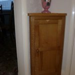 Small Corner Unit - With hand-carved Lily on each piece.