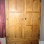 Wardrobe - With hand-carved Lily on each piece.
